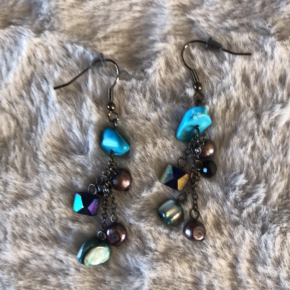 💖 Park Lane Genuine Turquoise Necklace & Earrings Set - Picture 6 of 6